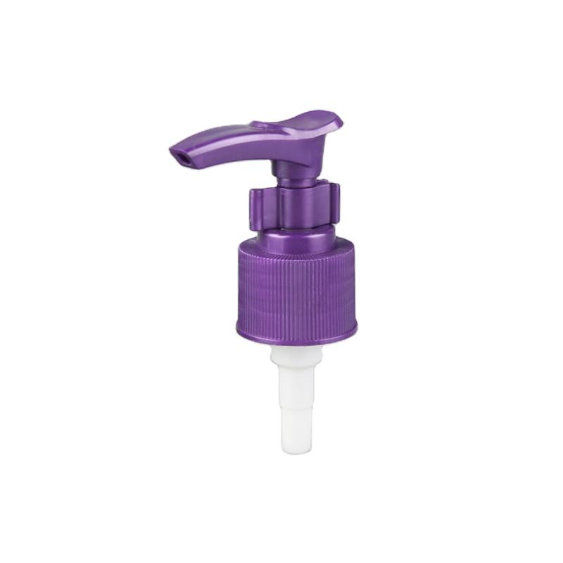 工厂出售20mm 细塑料洗发水化妆品螺纹泵带锁